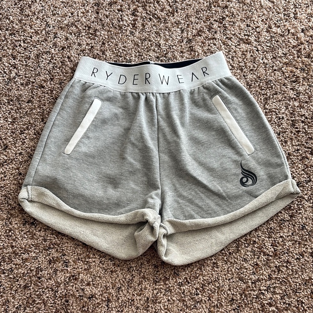 Ryderwear Gray Athletic Shorts with Elastic Waistband